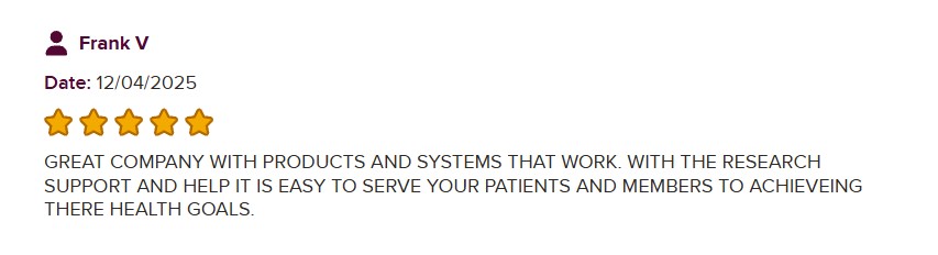 5-star review from Frank V